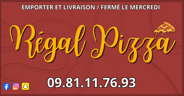 Regal Pizza Manosque – Pizzeria à emporter & livraison.