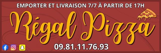 Regal Pizza Manosque – Pizzeria à emporter & livraison.